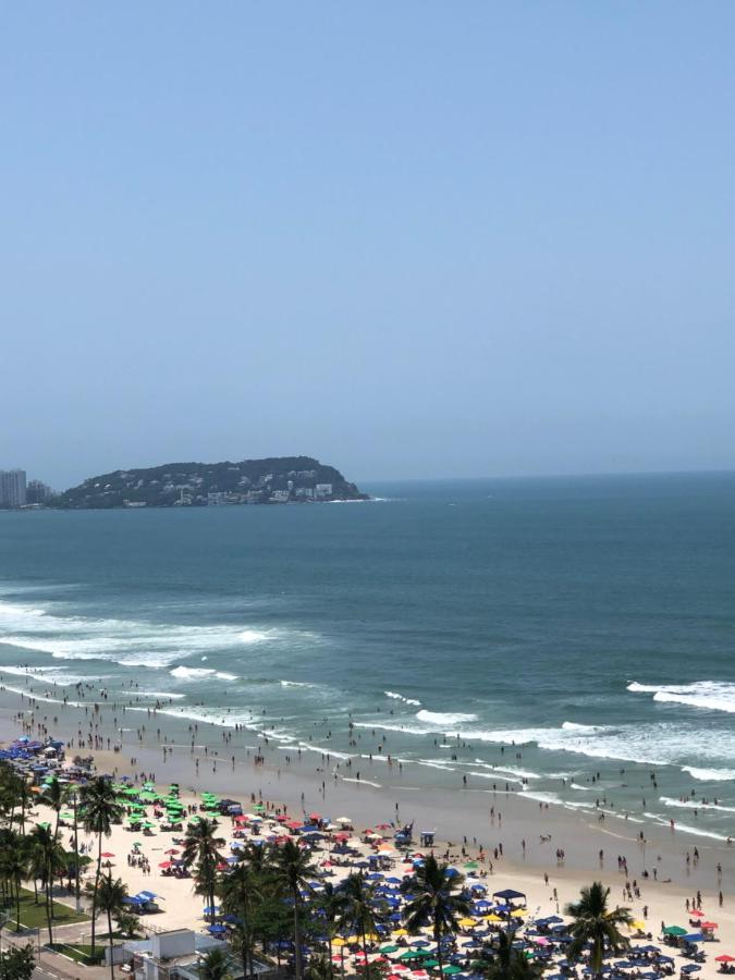 Pe Na Areia - Sol E Mar Enseada Apartment Guarujá Exterior foto